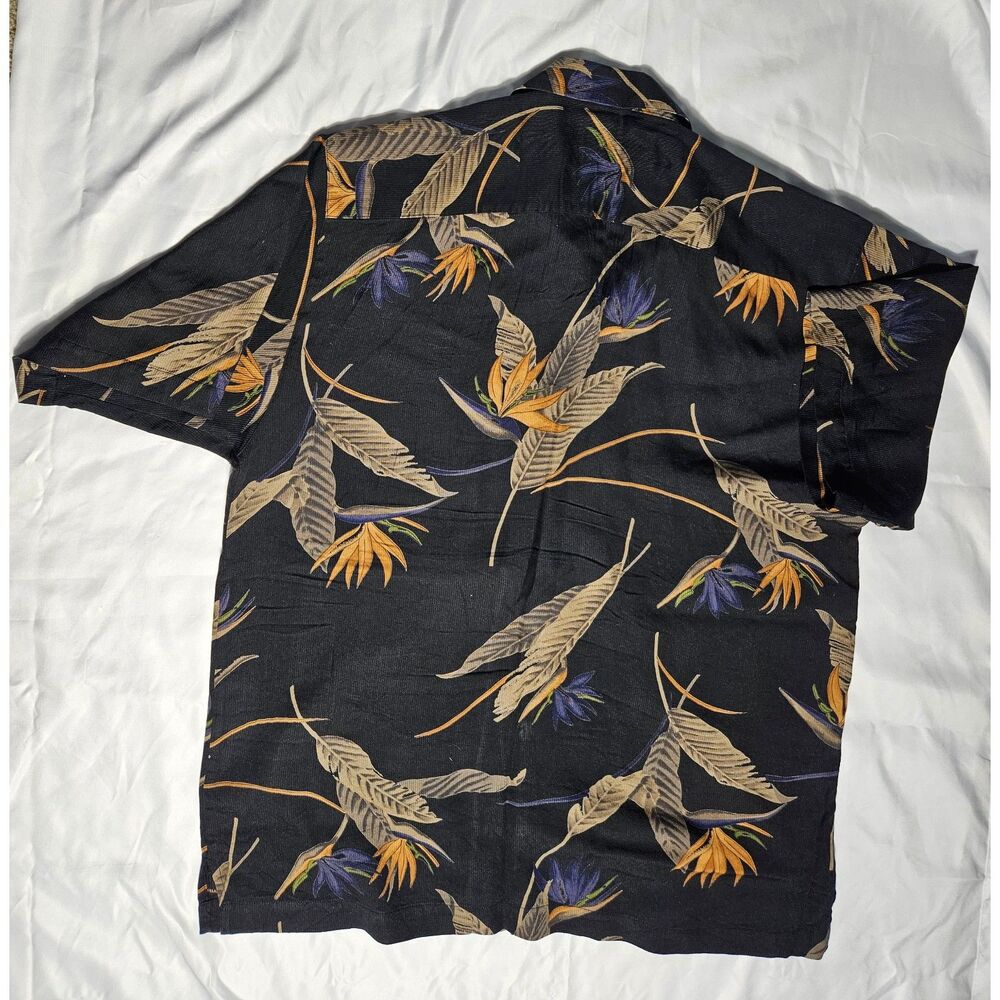 Mens Tommy Bahama Relax Bird of Paradise Size M 100% silk